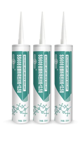 Buy cheap SS608 Light Grey Bathroom Silicone Sealant Fast Drying White Caulk For Bathtub from wholesalers