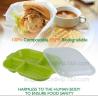 Buy cheap 5 Compartment Lunch Box Disposable Plastic Food Container, biodegradable Fast Food Tray, disposable safety meat tray from wholesalers