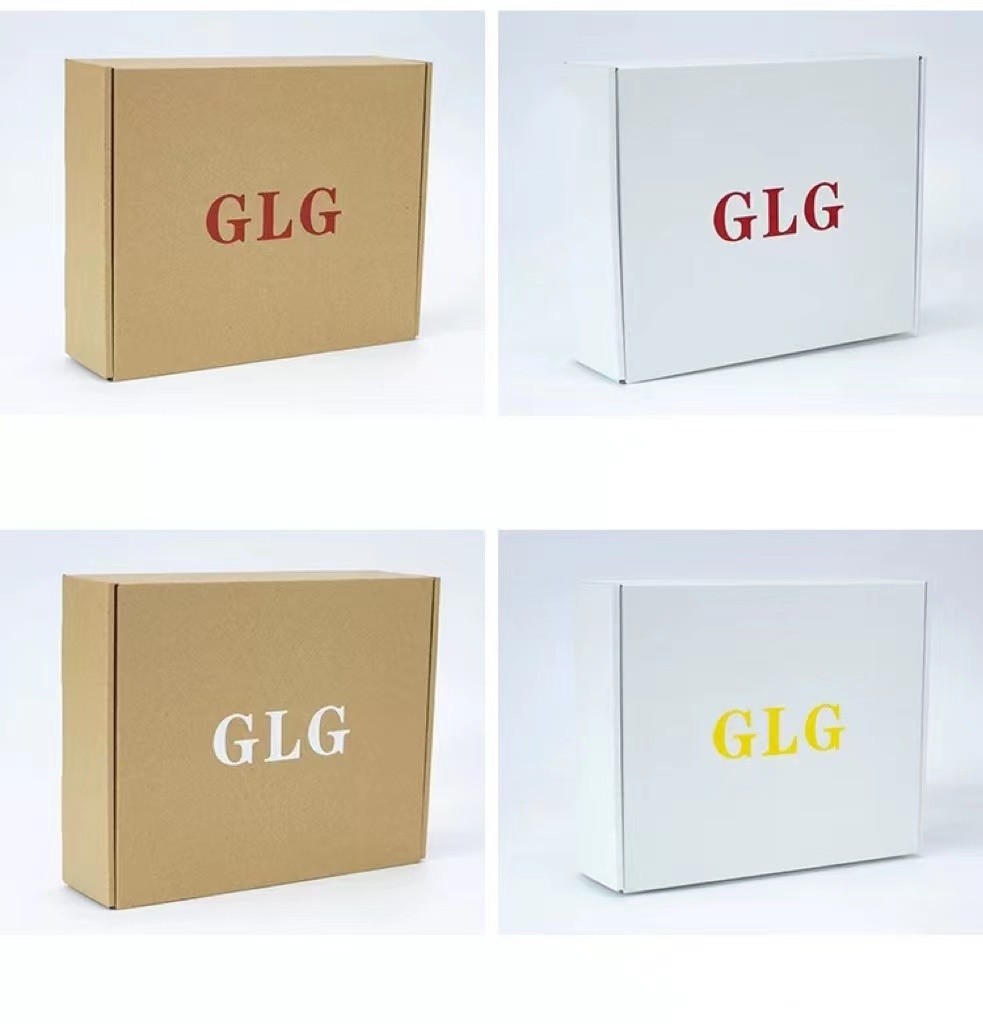 15x15x5cm Biodegradable Corrugated Paper Box Plain White Folding Paper Box