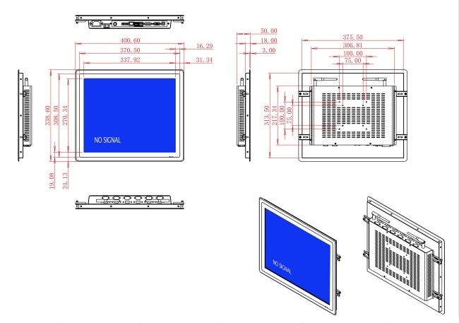 17-Inch Professional Screen for Industrial Automation and Monitoring Systems