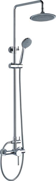 Buy cheap Wall Mounted Single Handle Shower Faucet With ABS Hand Shower from wholesalers