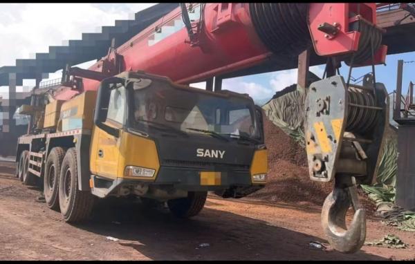 Buy cheap SANY Official 130 Ton Mobile Crane STC1300C8 Used Truck Cranes Price from wholesalers