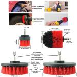 19Pcs Car Detailing Brush Set PP For Cleaning Car Interior Exterior