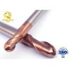 Buy cheap Tungsten Carbide Roughing End Mills Ball End Mill Cutter NACO Coating from wholesalers