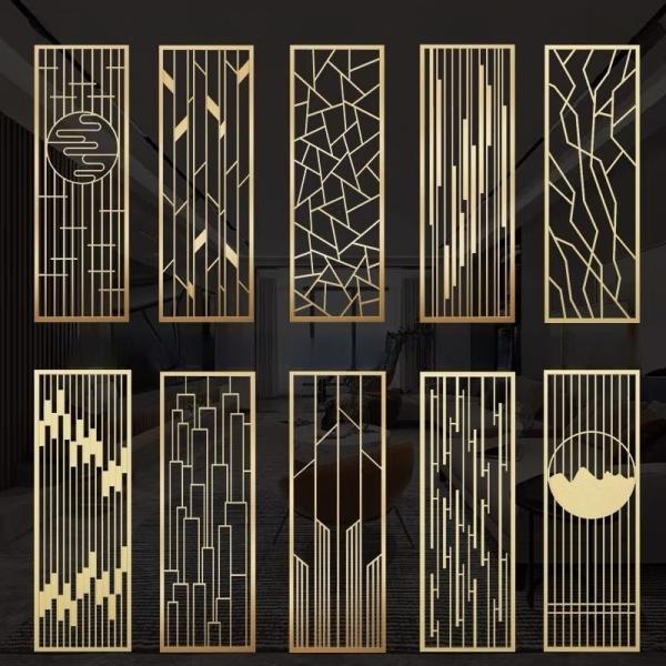 Buy cheap Low Maintenance Metal Room Divider Customizable Size Decorative Metal Wall Panels Interior from wholesalers