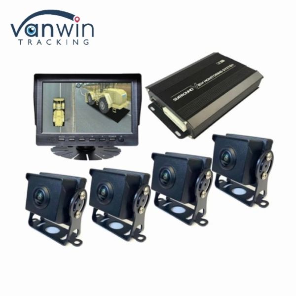 China 3D 360-Degree Car Camera Recorder System for Truck Bus Match AHD 7 / 9 / 10.1 Inch Monitor on sale