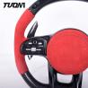 Buy cheap Red Suede Leather Mercedes Benz Steering Wheel Carbon Fiber LED Smart from wholesalers