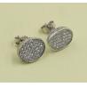 Buy cheap 2-5g Oval 925 Silver Cubic Zirconia Stud Earrings For Jewelry Making Cubic Zirconia Stud Earrings Sterling Silver Cute from wholesalers