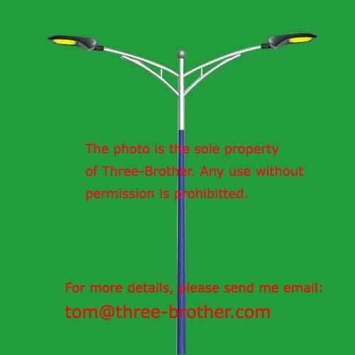 Quality Dual brackets lighting columns Model No. TBP-16D for sale