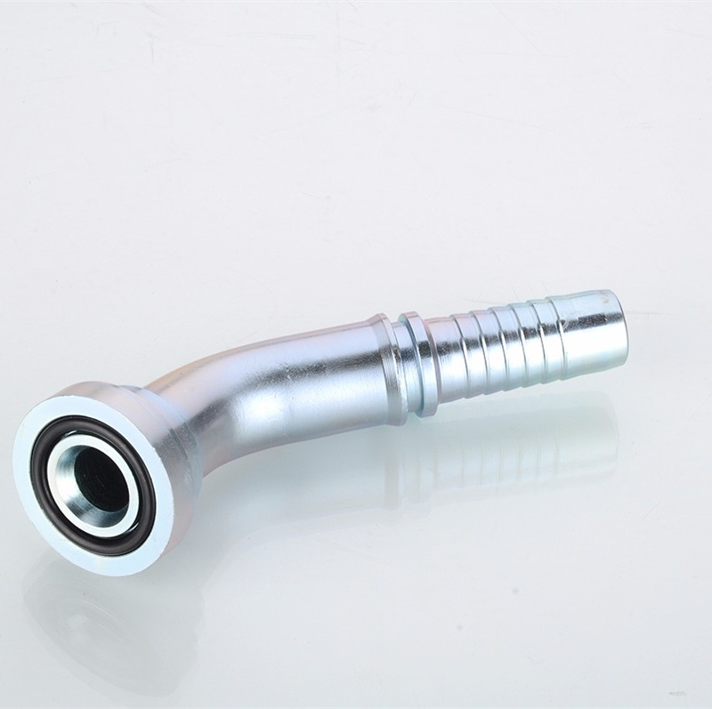 Flange Series Carbon Steel Material Connector Hydraulics and One Piece Hose Fitting 87641