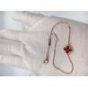 Buy cheap Van Cleef Arpels 18K Gold Bracelet Sweet Style Carnelian For Young Girl from wholesalers