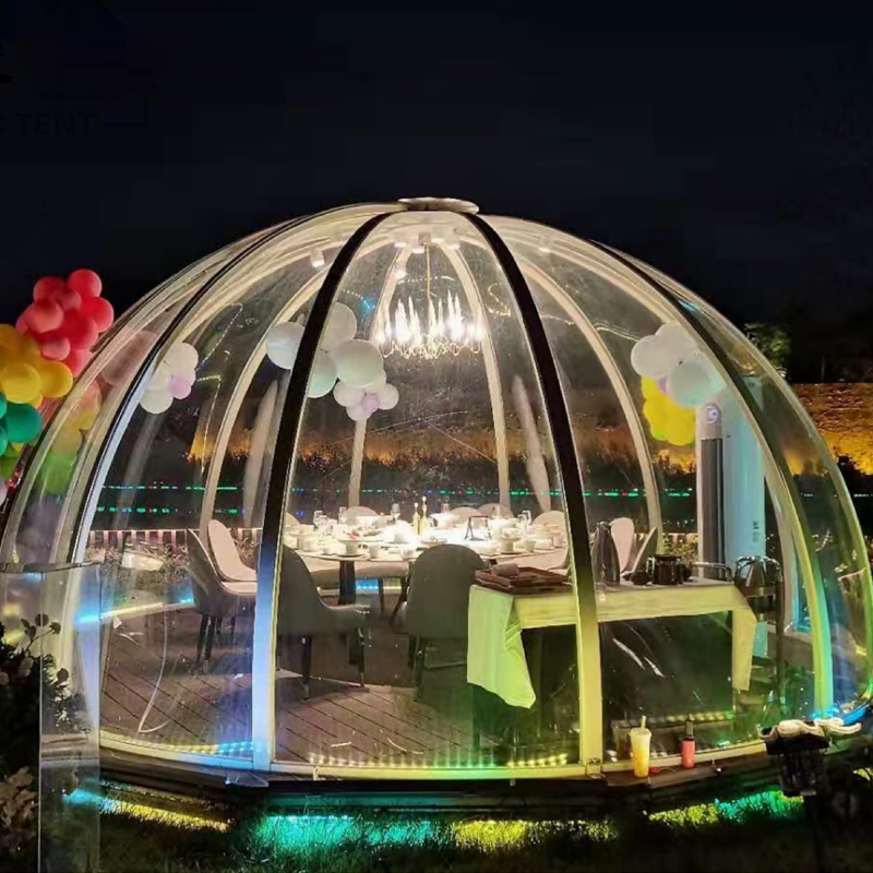 Outdoor camping Spherical star tent Hotel Homestay Room Star Room pc transparent glass house