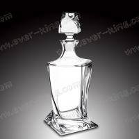 Buy cheap Super Flint Crystal White 750ml Alcohol Container Glass product