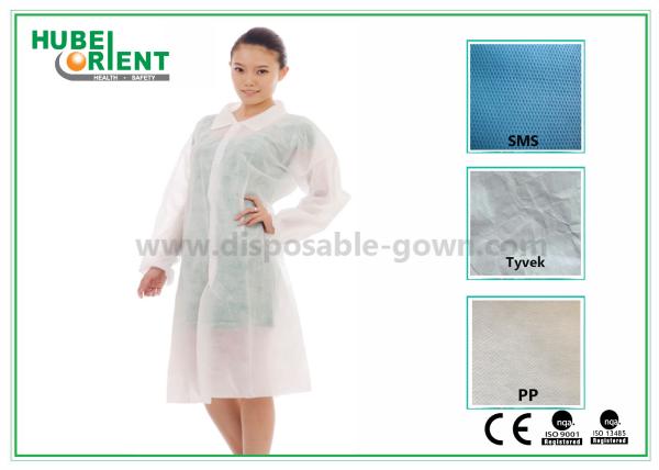 Buy cheap Medical Disposable PP Nonwoven Lab Coat With Snaps from wholesalers