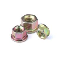 Buy cheap GB Stainless Steel Nuts Grade 4.8 M3-M16 Zinc Plated Serrated Flange Lock Nut product