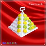 Eco Friendly Food Grade Macaron Pyramid Display 5 Tier Macaron Tower SGS