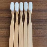 Buy cheap ECO Soft Bristle Bamboo Toothbrush Reusable With Laser Engraved Logo product