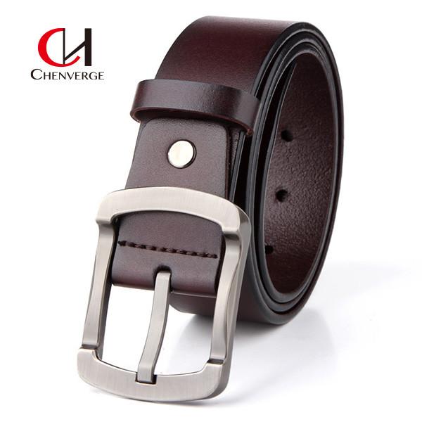 Buy cheap Genuine Leather Reversible Metal Buckle Belt Cowhide For Business Meeting from wholesalers