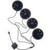 Buy cheap Summer Cooling Jacket Fan With 4way Cables / One Power Cable Connect 4 Fans from wholesalers