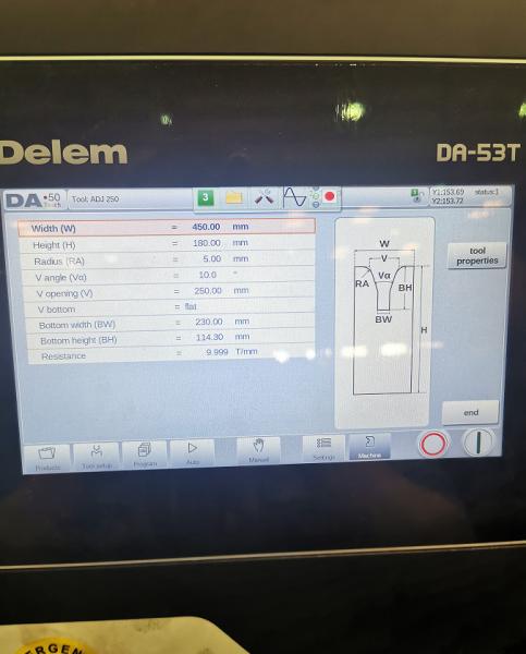 CNC Tandem Hydraulic Press Brake Model : 2-We67k-1200/6250 For making monopole,