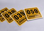 Printing indoor outdoor advertising decal sticker UV resistant PVC material