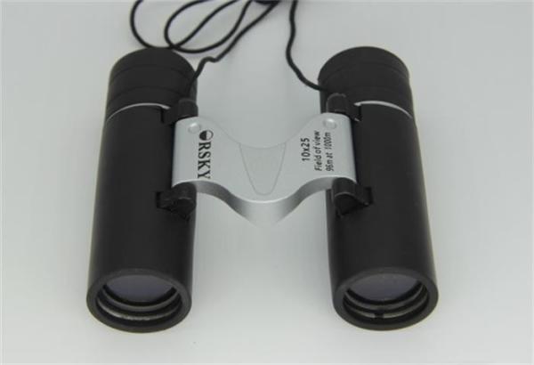 Shockproof Folding Pocket Binoculars Coated Optics Deliver Superior Brightness