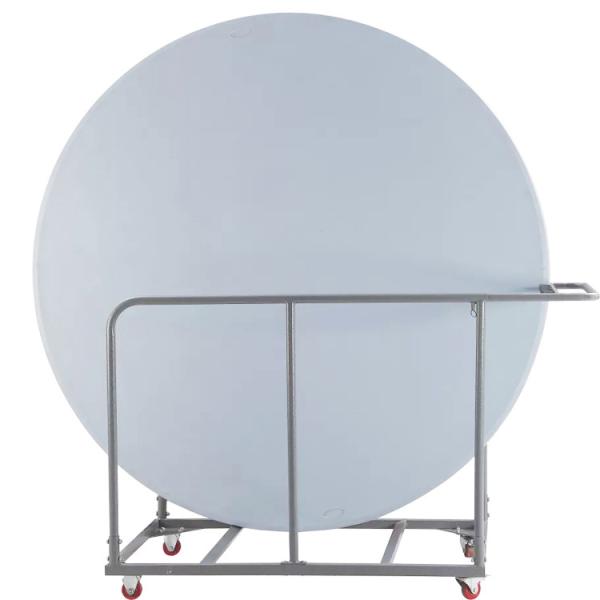 Buy cheap Outdoor Camping Party Event Banquet Wedding Round Portable Metal 4 6ft Plastic Table from wholesalers