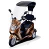 Buy cheap 60V 20Ah Electric Trike Scooter Handle Steering OEM 140Kg Loading from wholesalers