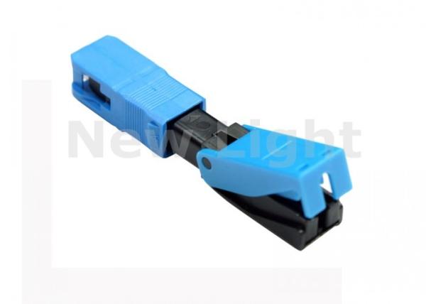 Buy cheap FTTH SC Fiber Optic Fast Connector Single Mode Plastic Material Field Installable from wholesalers