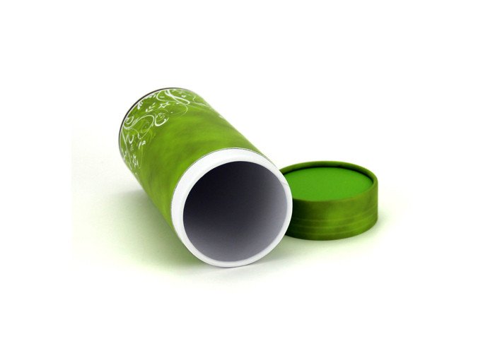 Green Cardboard Paper Cans Packaging Food Grade For T-Shirt / Gifts