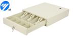 Custom Ivory / Black Metal POS Cash Drawer CE / ROHS / ISO Standard