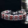 Buy cheap Women's Zircon rhinestone Bracelet high quality classic geometric nail design can open fashion accessories from wholesalers