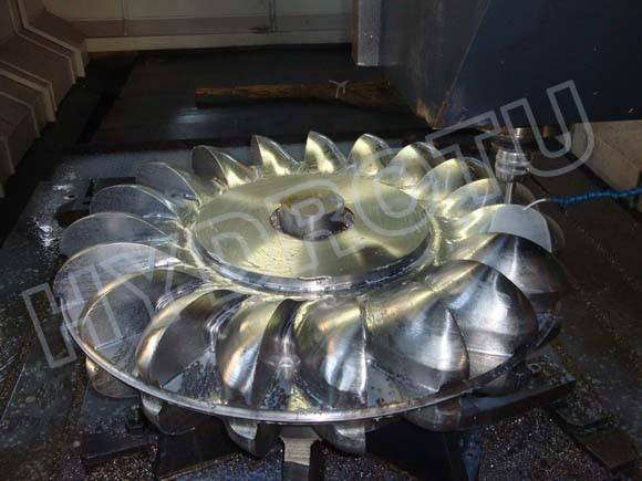High Quality Stainless Steel Forged CNC Machining Pelton Turbine Runner with