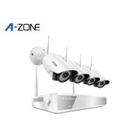 Buy cheap Night Vision Wireless CCTV Camera Kit 4CH , Wireless Ip Camera System With nvr product