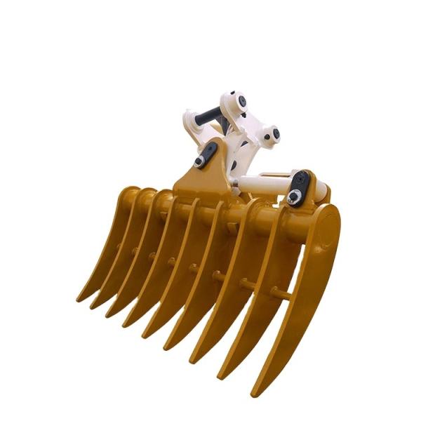 Factory Excavator Land Clearing Rakes 1 - 100 Ton Excavator Stick Rake Q345 /