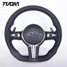Buy cheap Perforated Smooth Leather Carbon Fiber Steering Wheel For BMW from wholesalers