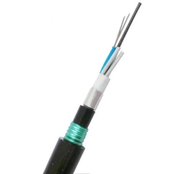 GYTA53 2-144 Core Stranded Loose Tube Armored Double Sheath Fiber Optical Cable