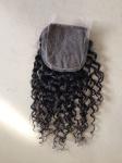 Chinese Remy Hair Lace Closure 8-20 Inches Water Wave Natural Color