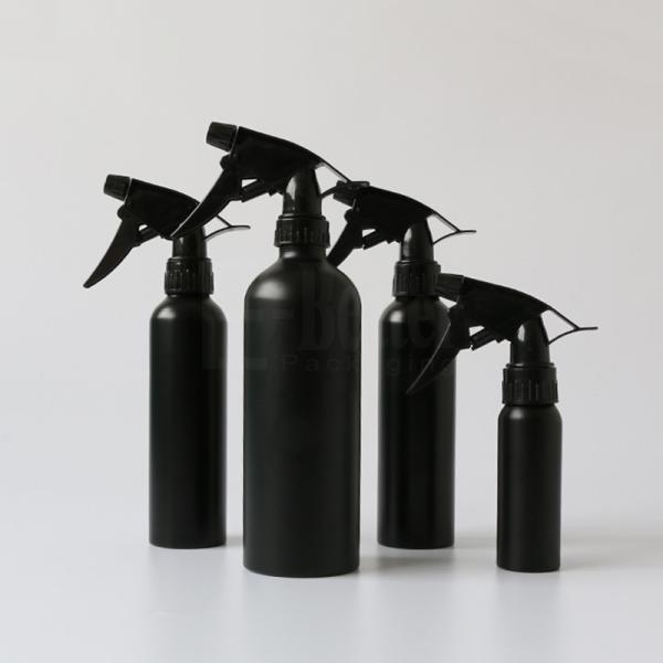 Buy cheap Matte Black Empty 1250ml Aluminium Cosmetic Bottles from wholesalers
