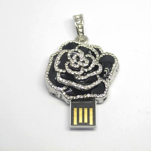 Buy cheap Jewelry Style Flower USB Flash Drive 2.0 With Chips Hidden Inside from wholesalers