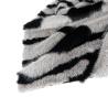 Buy cheap Long Pile Faux Fur Fabric for Winter Season Strip Printed Design 150D Yarn Count from wholesalers