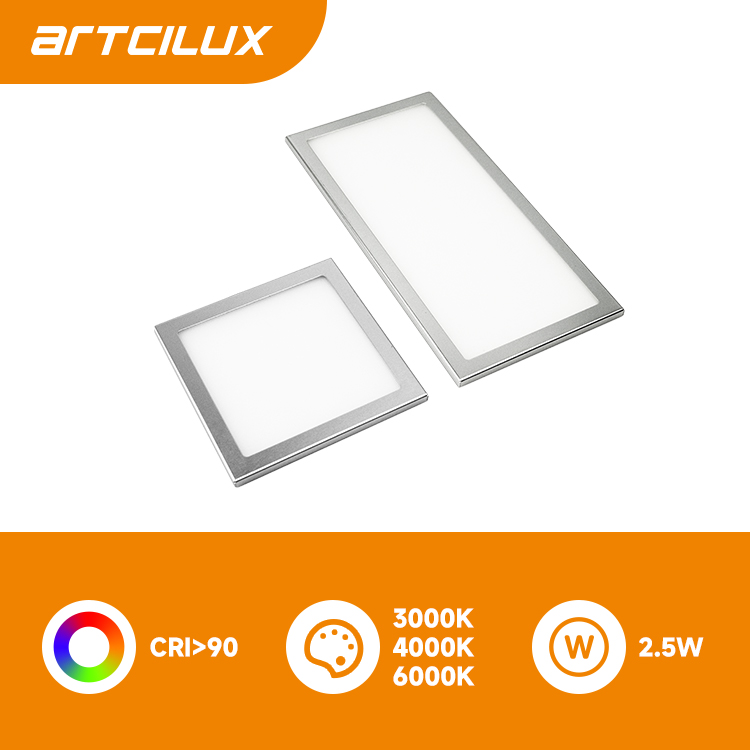 5.3mm Thin Square Under Cabinet Lights SMD4013 Surface Mounted Kitchen LED Light