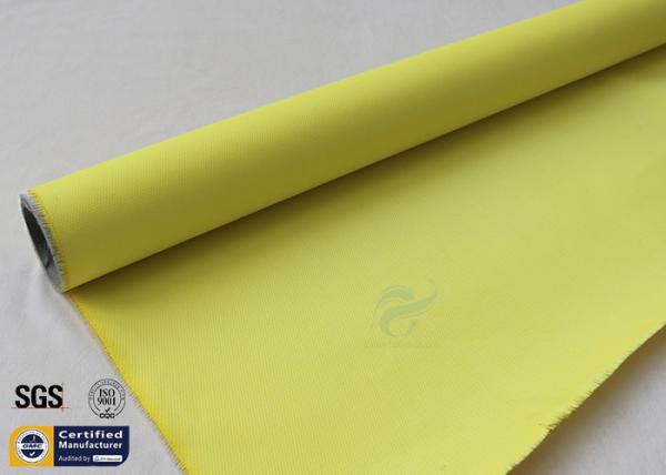 Buy cheap Yellow Acrylic Coated Fiberglass Fabric 0.43MM 15.6OZ Fire Fighting Blanket from wholesalers
