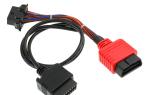 Heavy Duty J1939 Male To Female Extension OBD Cable For Vehicle Gateway Install
