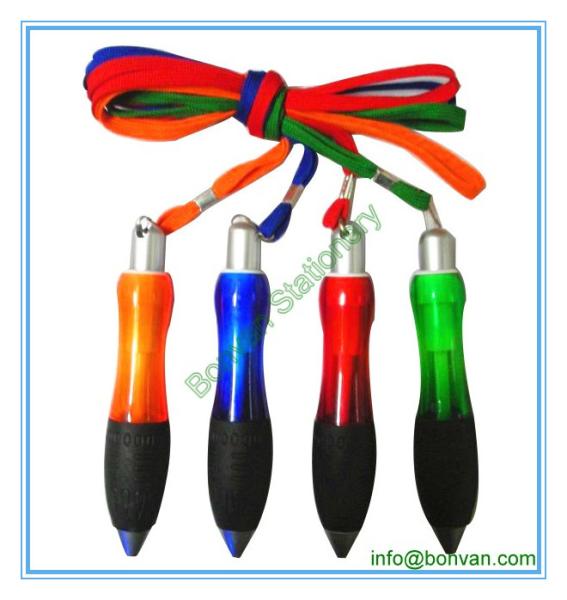 Buy cheap lanyard plastic pen,lanyard promotional gift ball pen from wholesalers