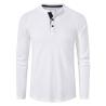 Buy cheap Spring And Autumn 95% Polyester Solid Long Sleeve Round Collar T-Shirt For Men from wholesalers