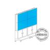 Buy cheap 3.5mm Narrow Bezel Free Standing Digital Signage Full HD 1080i/1080P 50/60Hz from wholesalers