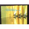 Buy cheap Biohazard medical waste bag yellow plastic draw tape bag, promotional medical bags, madical biohazard bags, bagplastics from wholesalers