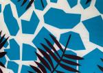 Printed Breathable Fabric 87% Polyester 13% Spandex For Swim Suit