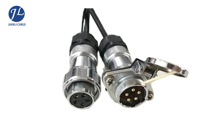 2 Channel CCTV Camera System Truck Trailer Backup Camera Cable